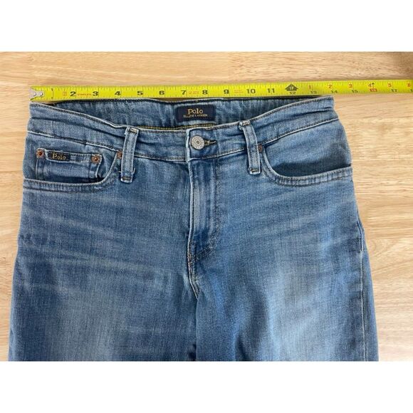 Polo Ralph Lauren Youth Size 14 Blue Straight Leg Jeans Denim Medium Wash - Picture 8 of 9